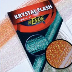 Mukrsky materil Krystal Flash, oranovo erven